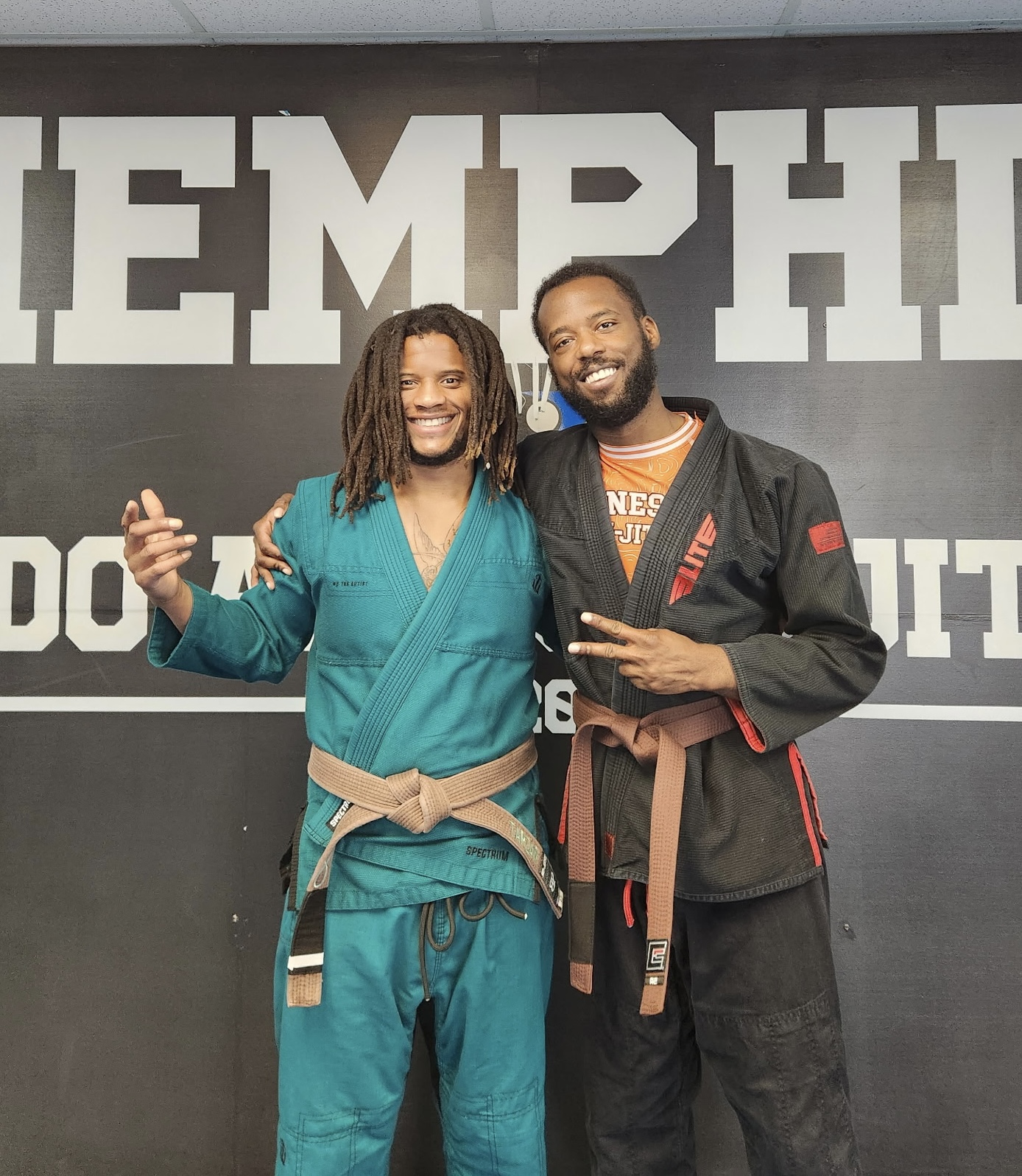 Rahmi at Brazilian Jiu-Jitsu training in Memphis